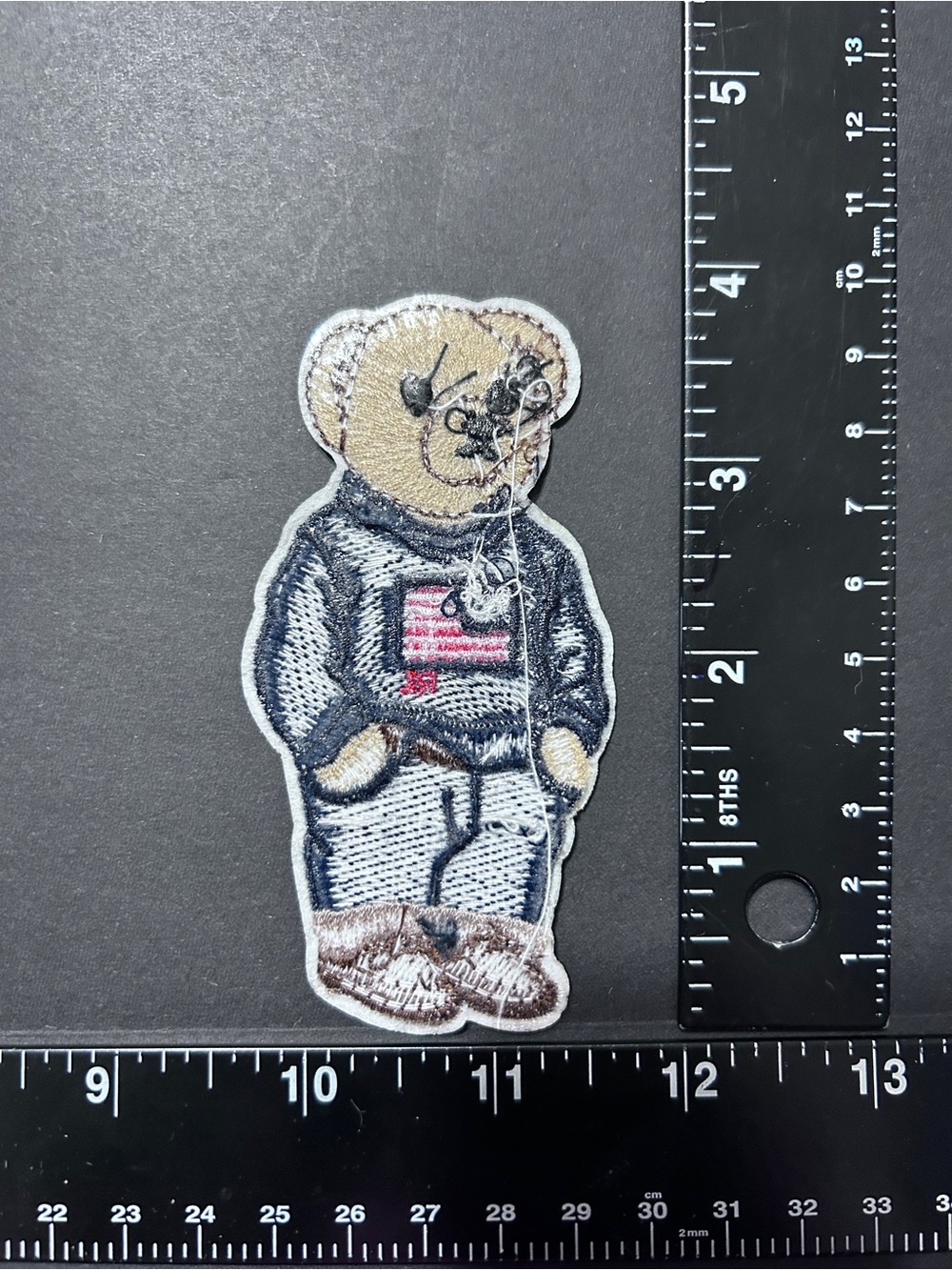 Ralph Lauren Polo Bear Embroidered Patches a lot of 6 Iron-on - Picture 5 of 16
